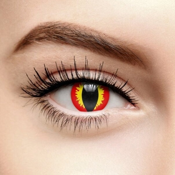 FIRE DRAGON HELLOWEEN CONTACT LENSES - Lensexpert