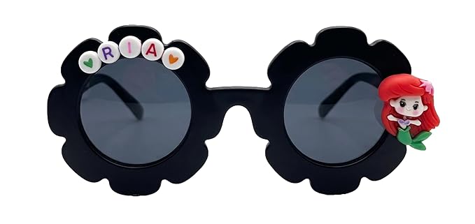 Customized Sunglasses for Kids with name round shape - Girls & Boys Mix Colors