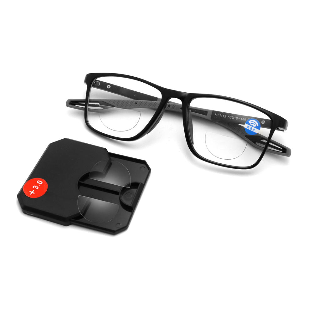 Reusable Bifocal Optical Presbyopic Glasses Lenses Patch Liquid Silicone Portable Stick on Reading Glasses Lens