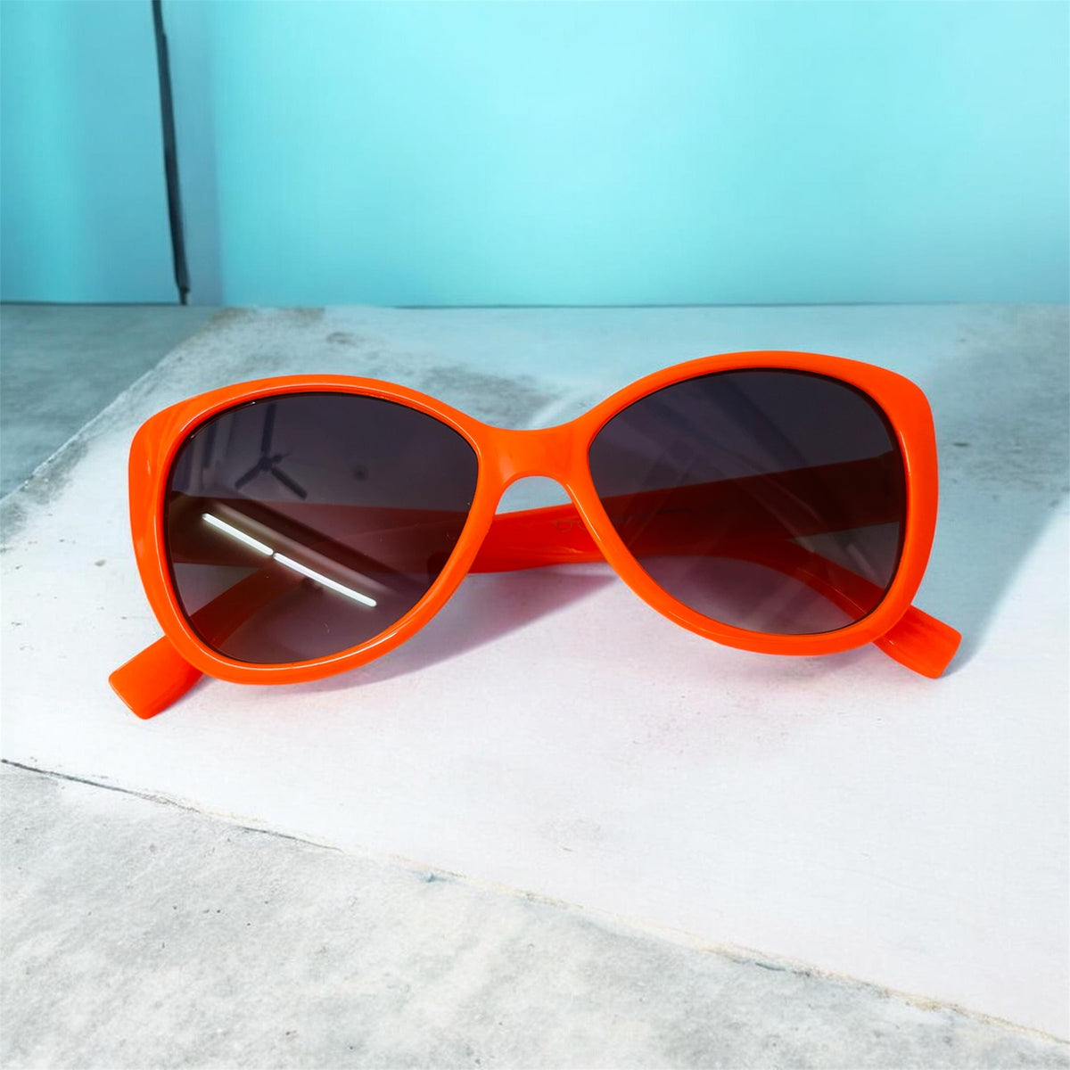 Sunglasses for Girls - Cateye Shape Mix Colors (With Car Case)