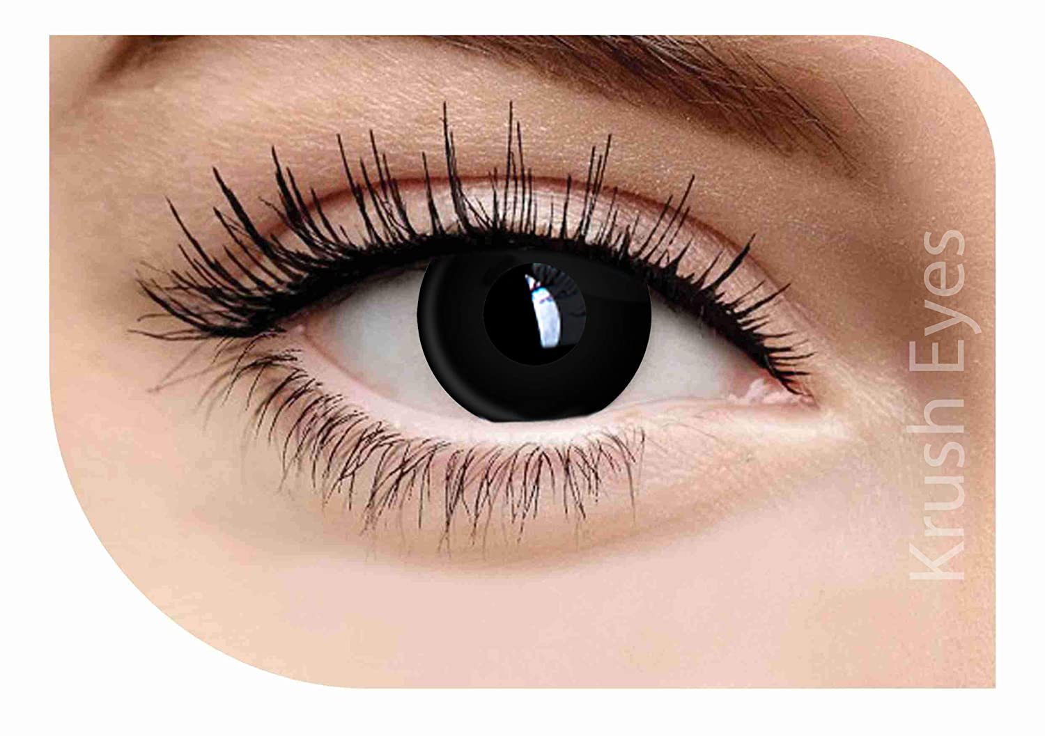 BLACK SPRIRAL WEEKLY CONTACT LENSES - Lensexpert