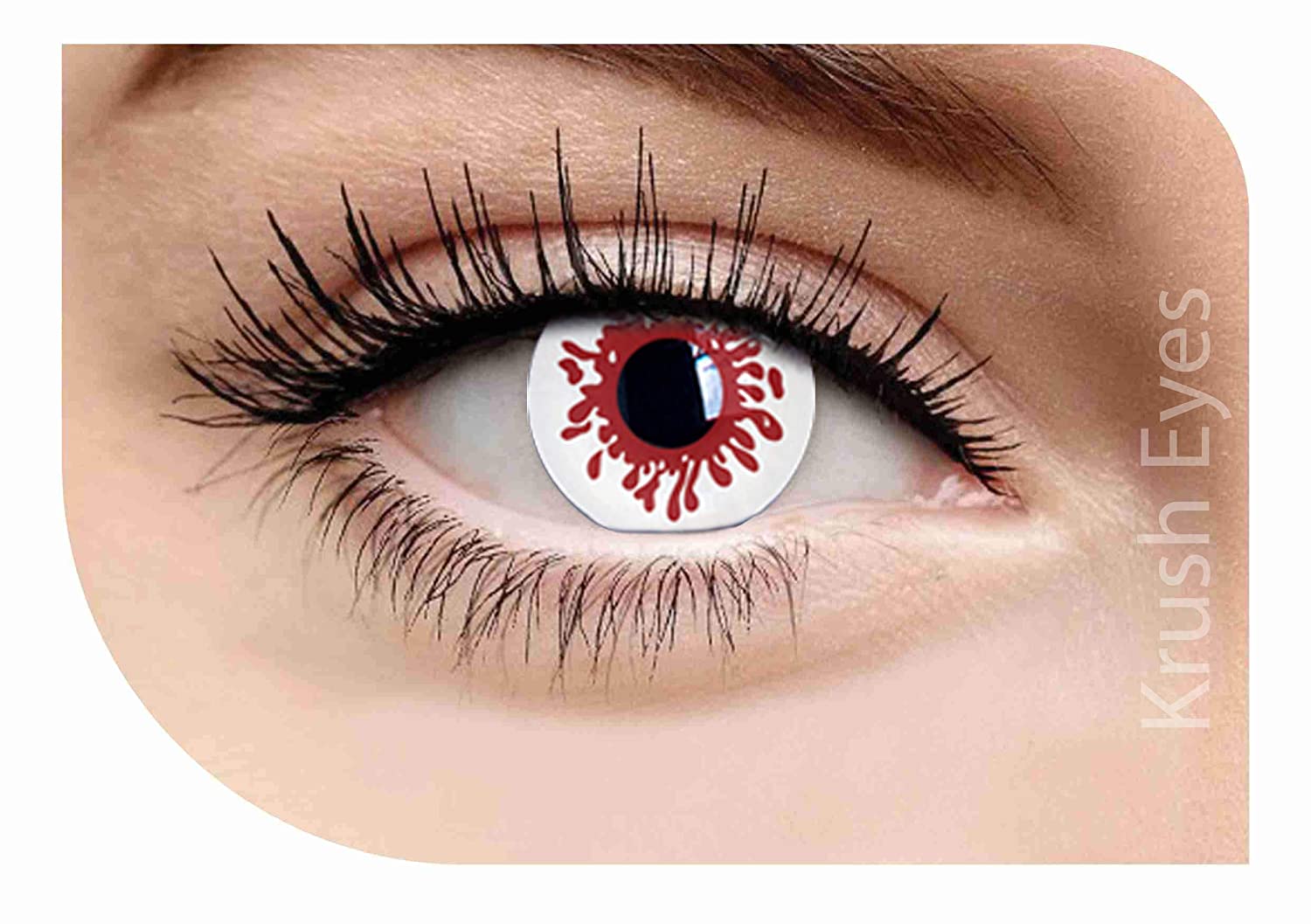 BLOOD SPLAT HELLOWEEN WEEKLY CONTACT LENSES - Lensexpert