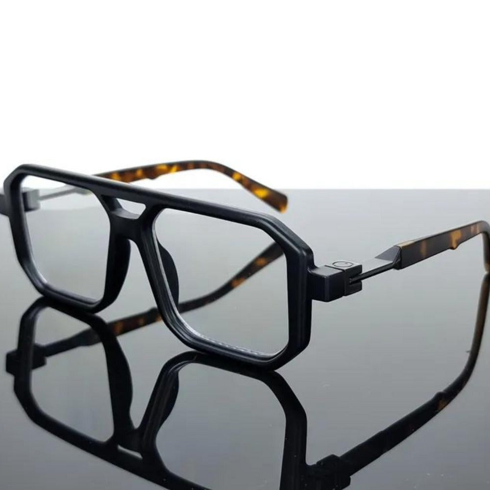 Lens Expert Retro Classic Frame Computer Glasses -Black - Lensexpert