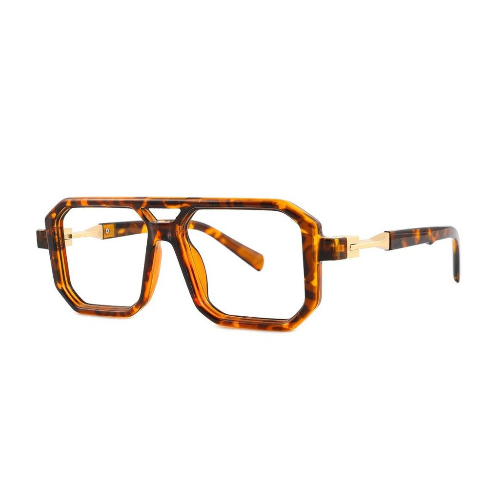 Lens Expert Retro Classic Frame Computer Glasses - LEOPARD - Lensexpert