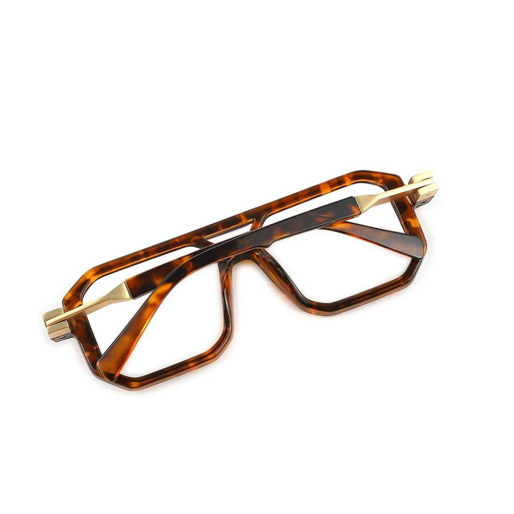 Lens Expert Retro Classic Frame Computer Glasses - LEOPARD - Lensexpert