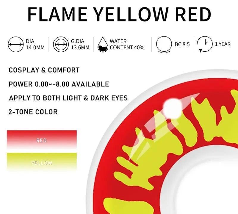 Flame Yellow-Red | 1 Year - Lensexpert