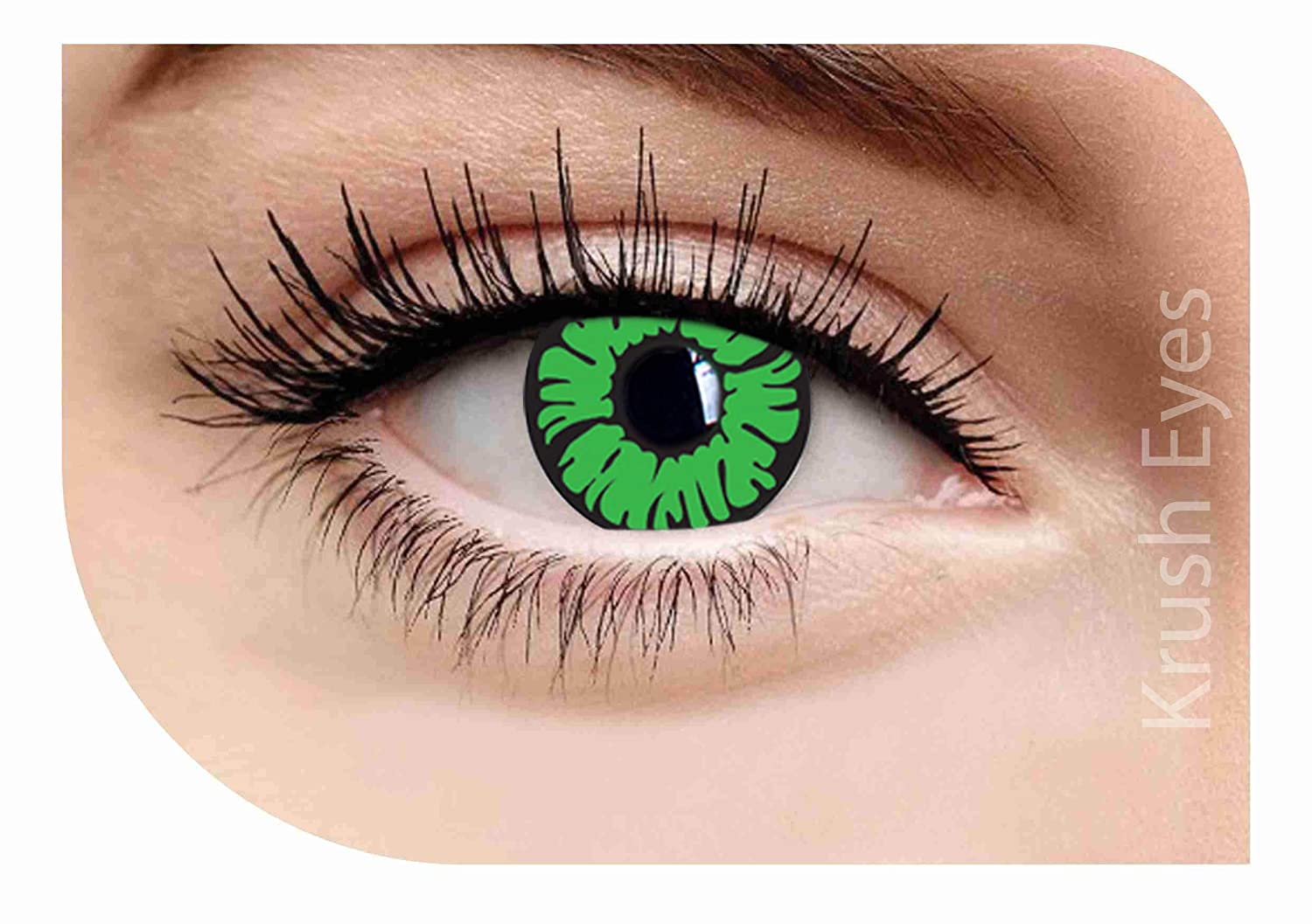 GREEN GOVLIN WEEKLY HELLOWEEN CONTACT LENSES - Lensexpert