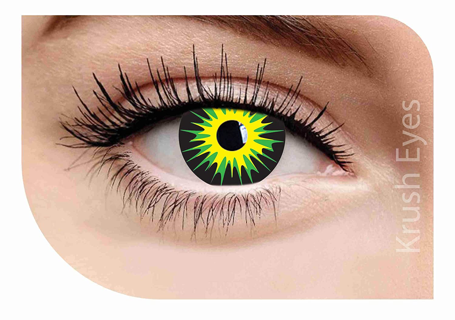 GREEN WEREWOLF WEEKLY HELLOWEEN CONTACT LENSES - Lensexpert