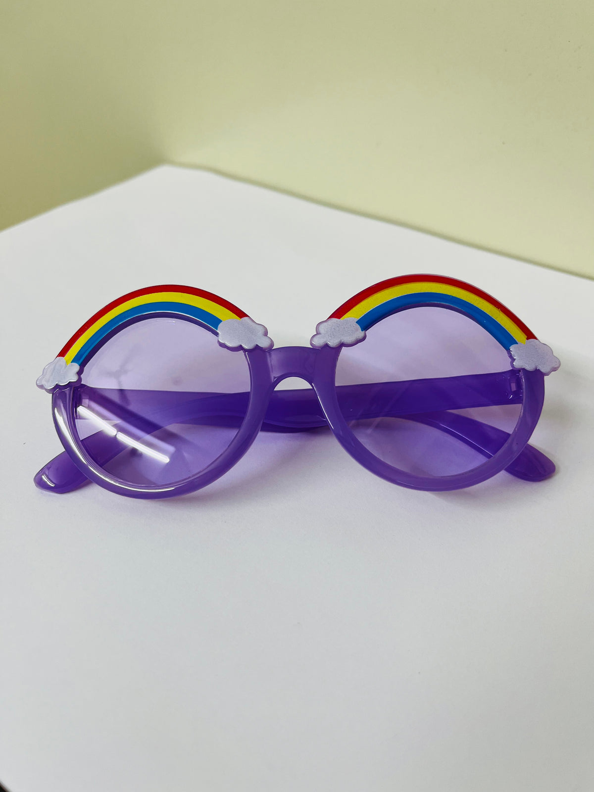 Sunglasses for Kids round shape - Girls & Boys Mix Colors (Rainbow on top)