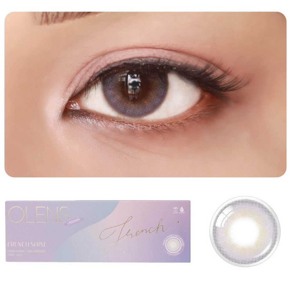 OLENS French Shine Lavender One Day (10 Lens/Box) - Lensexpert