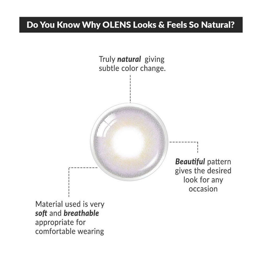 OLENS French Shine Lavender One Day (10 Lens/Box) - Lensexpert