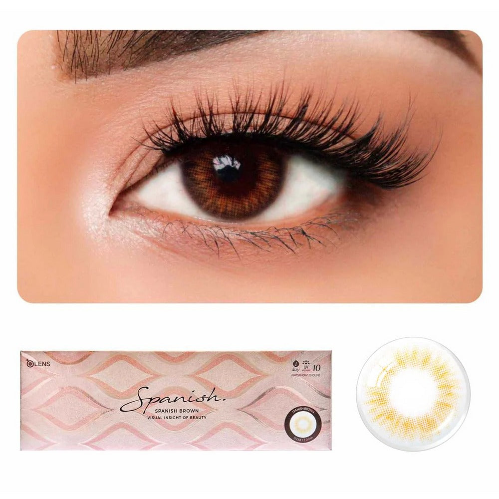 OLENS Spanish Brown One Day (10 Lens/Box) - Lensexpert