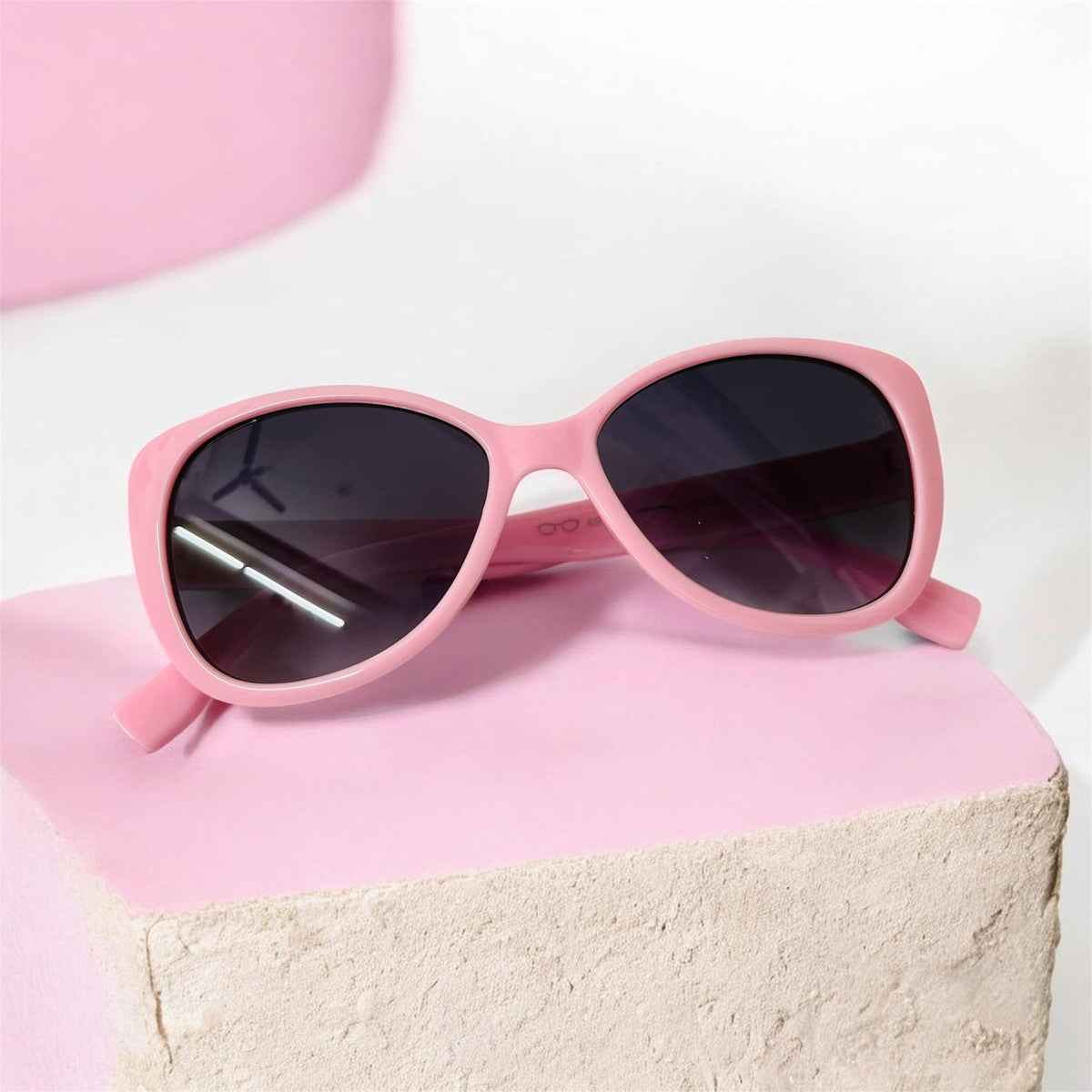 Sunglasses for Girls - Cateye Shape Mix Colors (With Car Case)