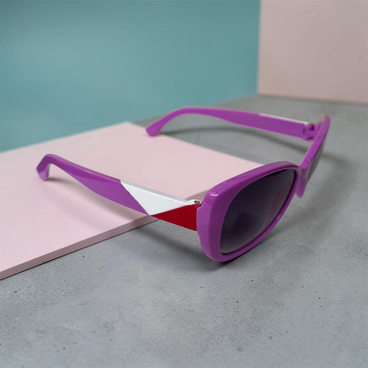Sunglasses for Girls - Cateye Shape Mix Colors (With Car Case)
