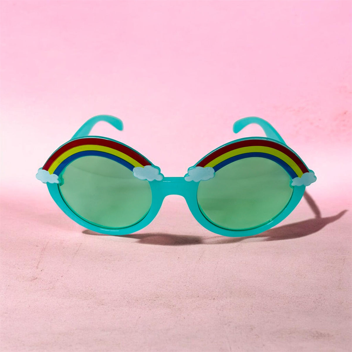 Sunglasses for Kids round shape - Girls & Boys Mix Colors (Rainbow on top)