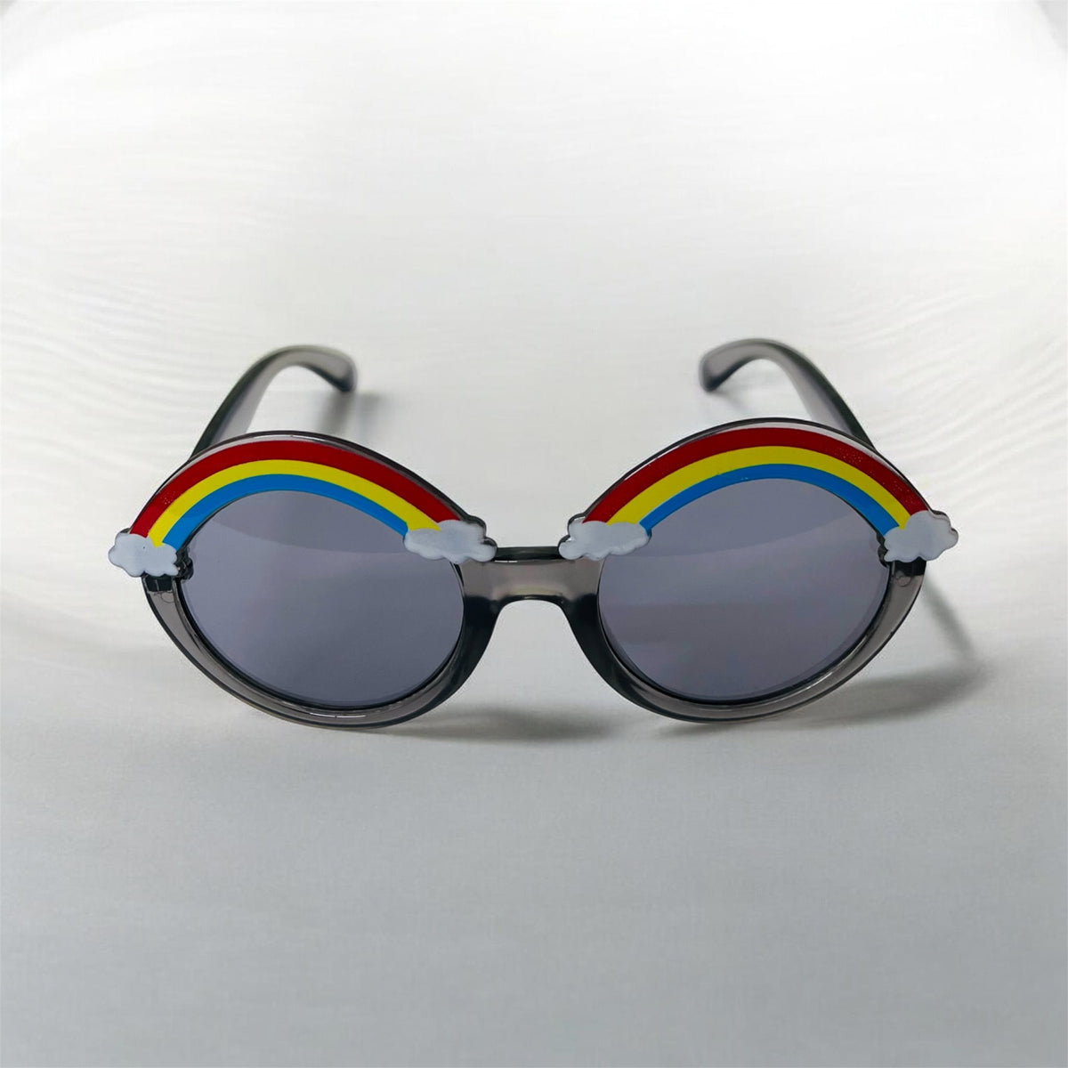 Sunglasses for Kids round shape - Girls & Boys Mix Colors (Rainbow on top)
