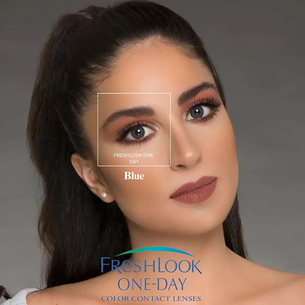 ALCON FRESHLOOK BLUE ONEDAY COLOR LENSES (10 LENSES/BOX) Lensexpert