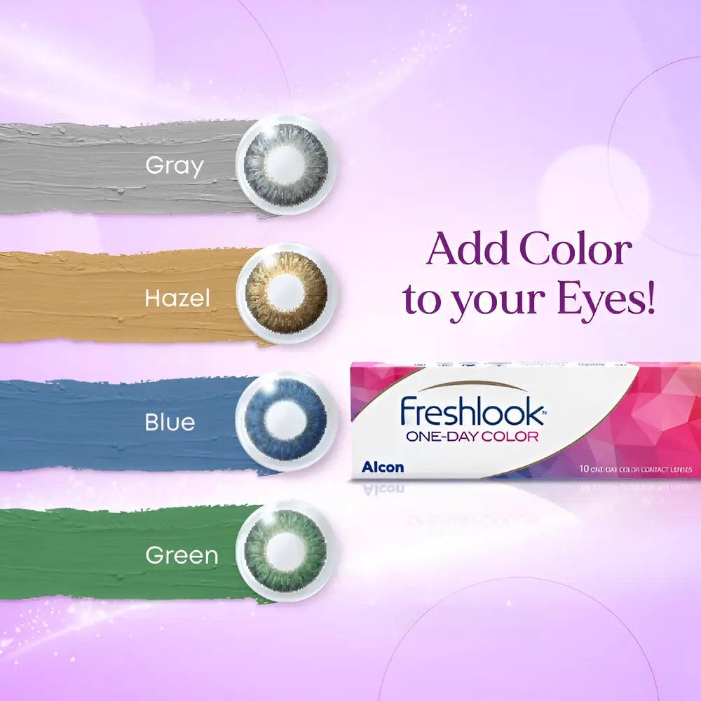 ALCON FRESHLOOK GREEN ONEDAY COLOR LENSES (10 LENSES/BOX) Lensexpert