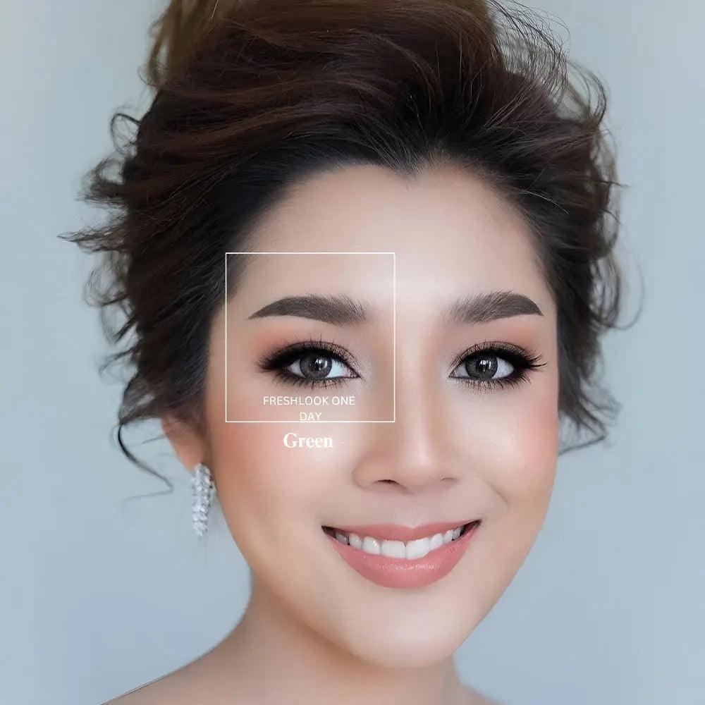 ALCON FRESHLOOK GREEN ONEDAY COLOR LENSES (10 LENSES/BOX) Lensexpert