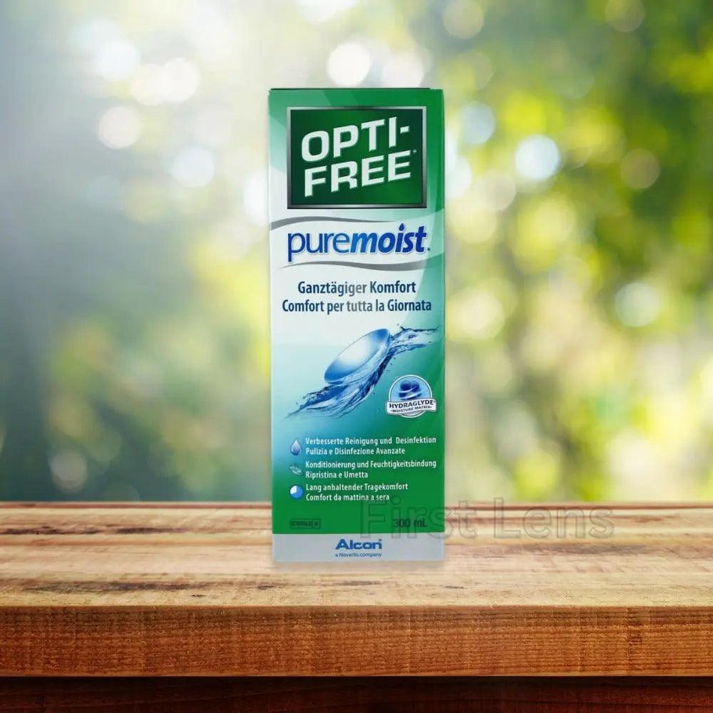 ALCON OPTI FREE PURE MOIST CONTACT LENS SOLUTION 300 ML - Lensexpert