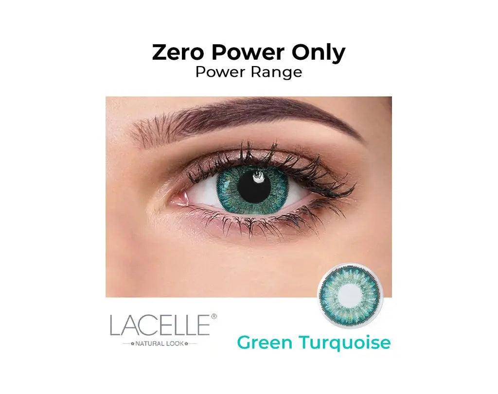 BAUSCH & LOMB NATURAL LOOK QUARTERLY COLOR CONTACT LENS- (GREEN TURQUOISE) - Lensexpert