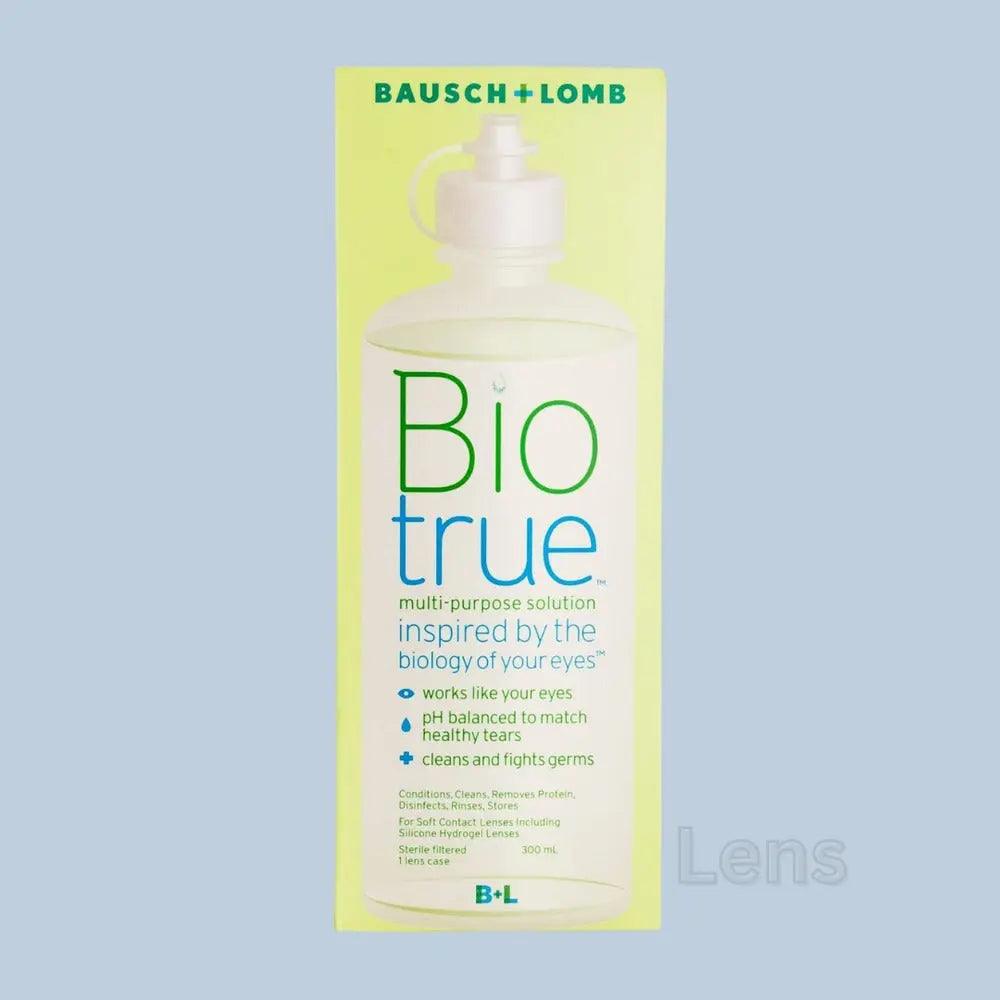 BIO TRUE LENS CONTACT LENS SOLUTION 300ML - Lensexpert