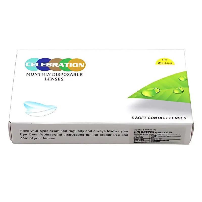 CELEBRATION CLEAR MONTHLY DISPOSABLE LENSES MONTHLY (6 LENS/BOX) - Lensexpert