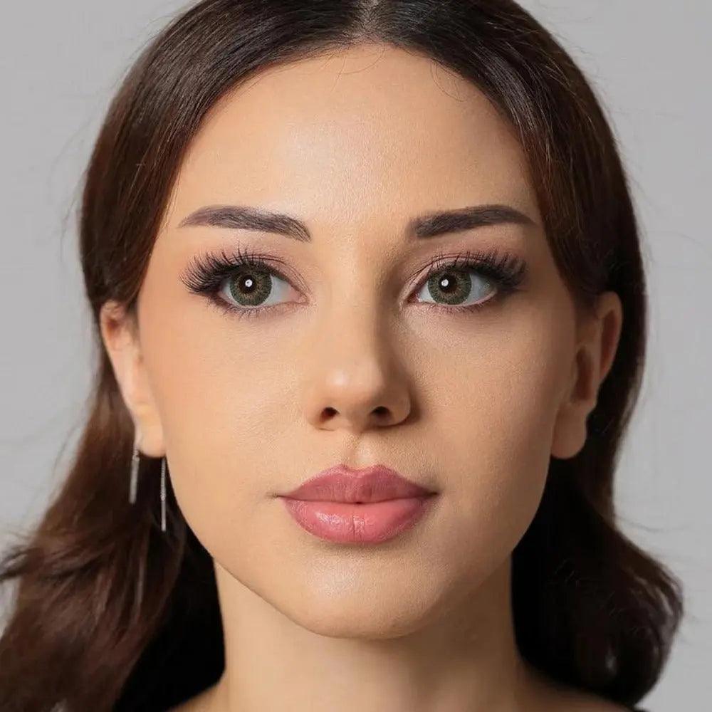 CELEBRATION COLORS | YEARLY COLOR CONTACT LENS (1 LENS PER BOTTLE) CALYPSO GREEN - Lensexpert