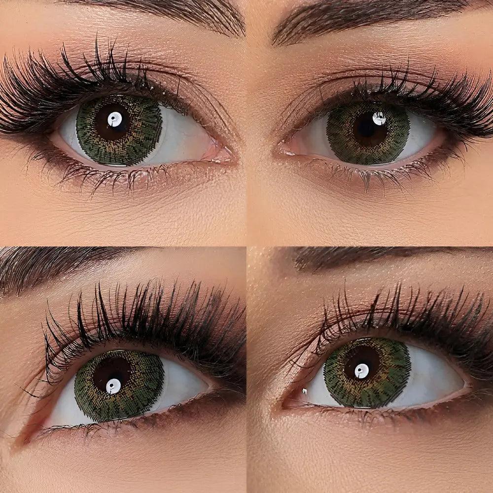 CELEBRATION MONTHLY DISPOSABLE COLOR CONTACT LENS (1 LENS BOX) - GLORY GREEN - Lensexpert