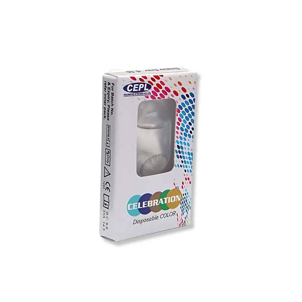 CELEBRATION MONTHLY DISPOSABLE COLOR CONTACT LENS (1 LENS BOX) - LIVLY HAZEL - Lensexpert