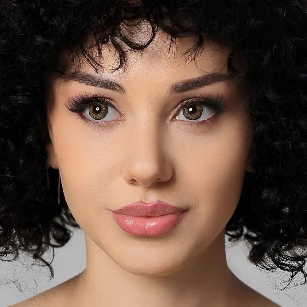 CELEBRATION MONTHLY DISPOSABLE COLOR CONTACT LENS (1 LENS BOX) - LIVLY HAZEL - Lensexpert