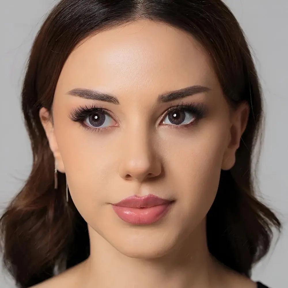 CELEBRATION MONTHLY DISPOSABLE COLOR CONTACT LENS (1 LENS BOX) - POSH PURPLE - Lensexpert