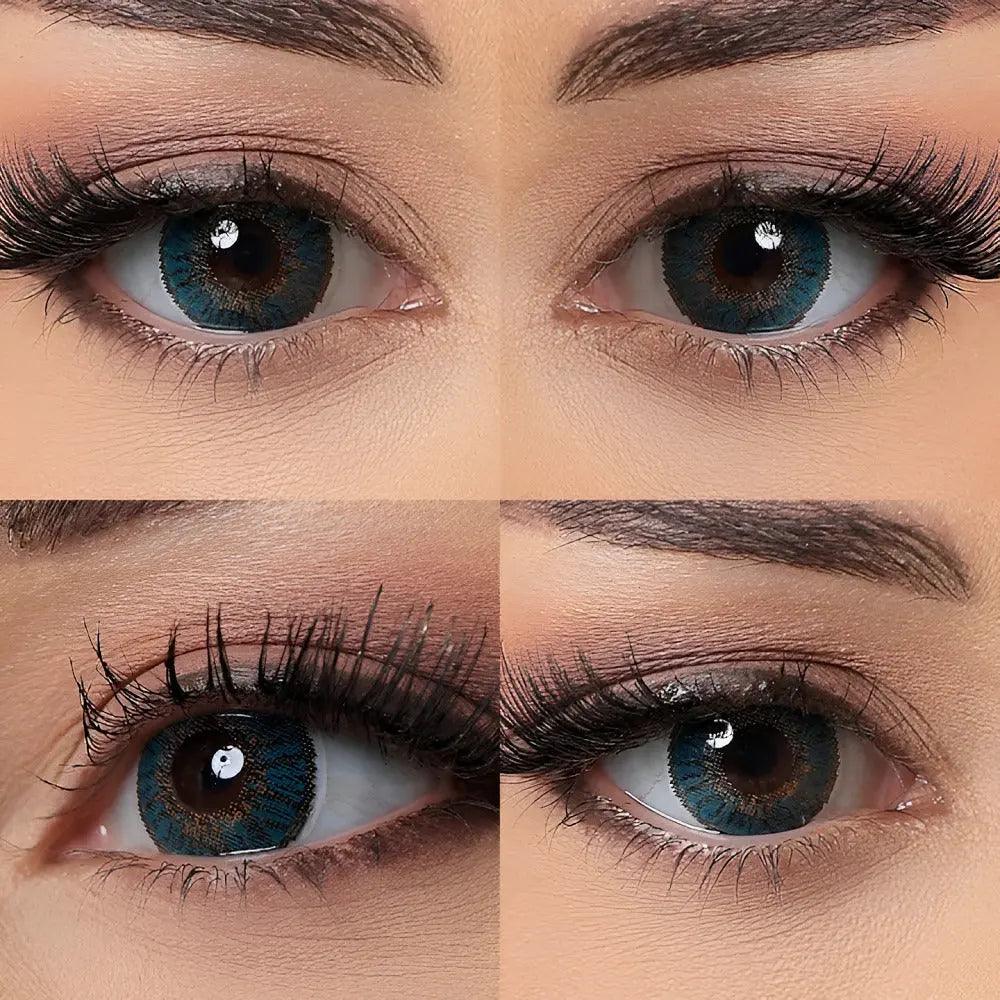 CELEBRATION MONTHLY DISPOSABLE COLOR CONTACT LENS (1 LENS BOX) - TRENDY TURQUOISE - Lensexpert