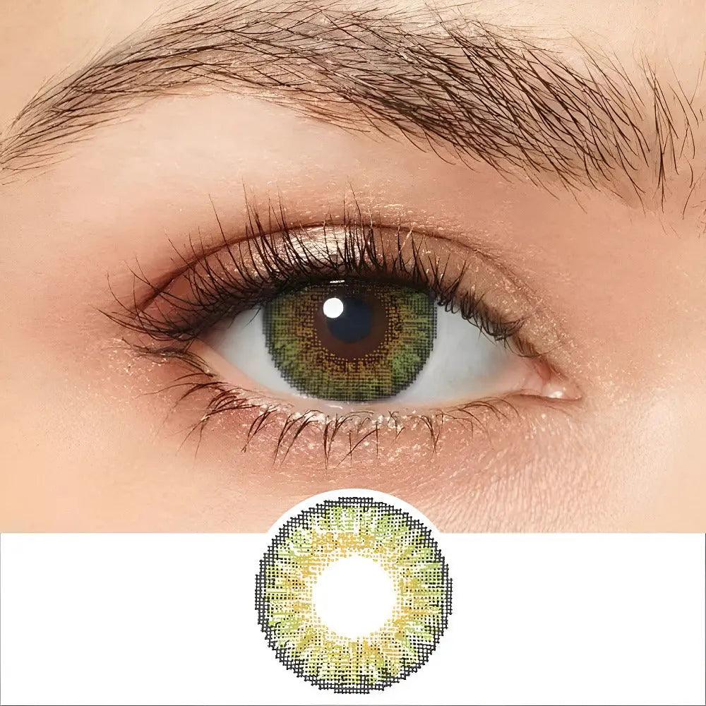 CELEBRATION WEEKLY PREMIUM COLOR LENS (10 LENS/BOX)-GREEN - Lensexpert