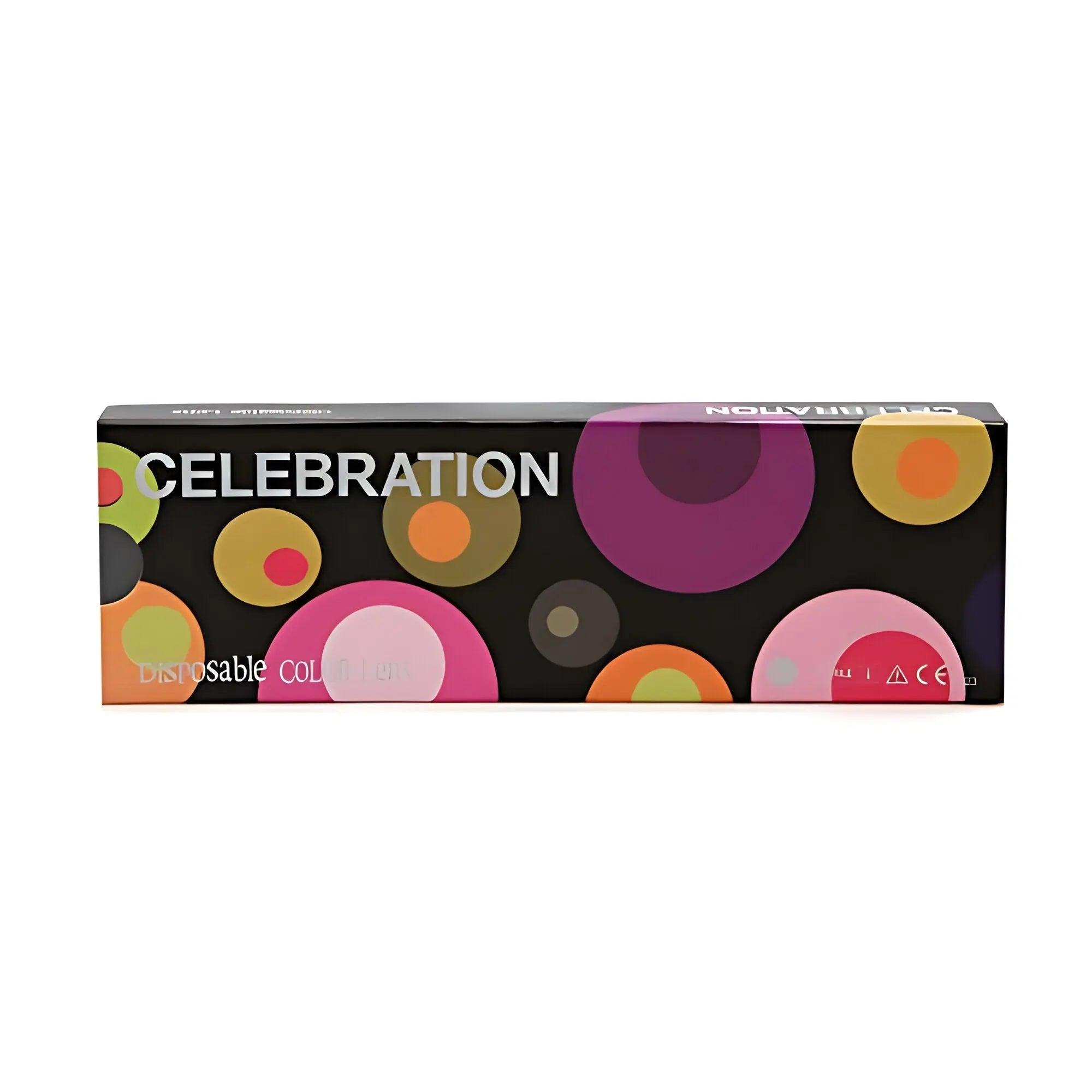 CELEBRATION WEEKLY PREMIUM COLOR LENS (10 LENS/BOX)-HAZEL - Lensexpert