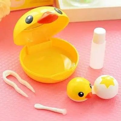 Contact Cute Duck Lens Case(Yellow) - Lensexpert
