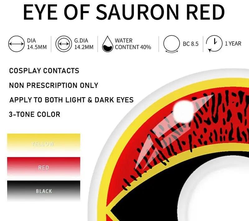 Eye Of Sauron Red | 1 Year - Lensexpert