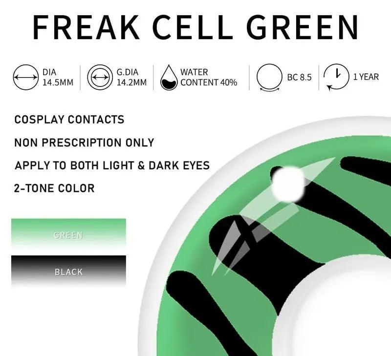 Freak Cell Green | 1 Year - Lensexpert