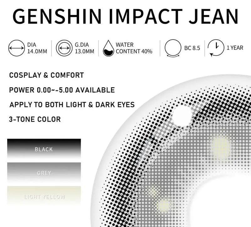 Genshin Impact Jean Style | 1 Year - Lensexpert