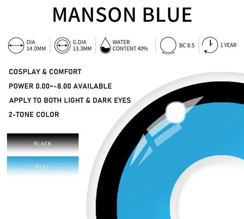Manson Blue | 1 Year - Lensexpert