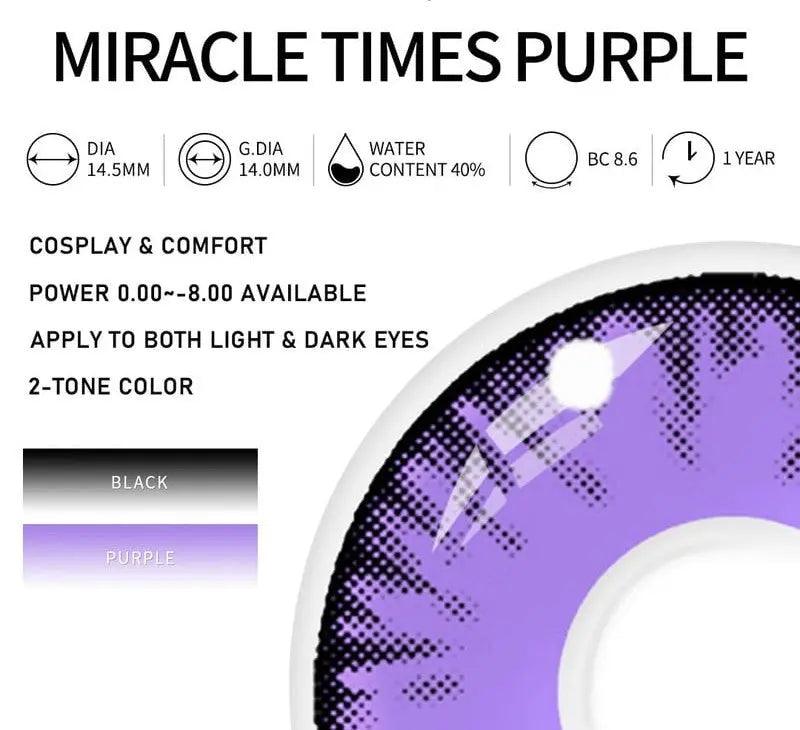 Miracle Times Purple | 1 Year - Lensexpert