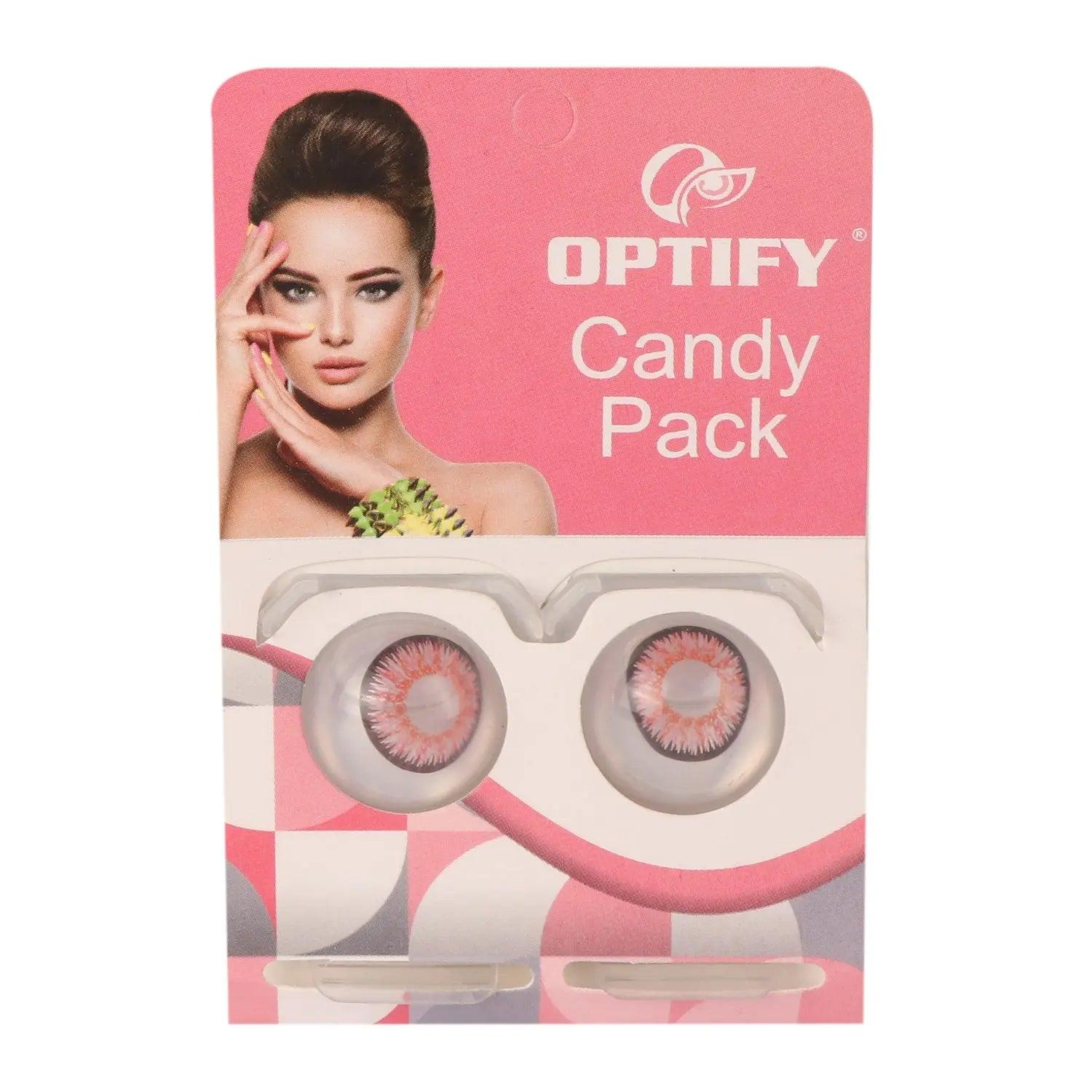 Optify Candy Pack Colored Contact Lenses (Zero Power,Amethyst) - Lensexpert