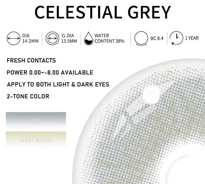 OPTIFY CELESTIAL GREY ONEDAY DISPOSIBLE CONTACT LENS (1 PAIR PACK) - Lensexpert