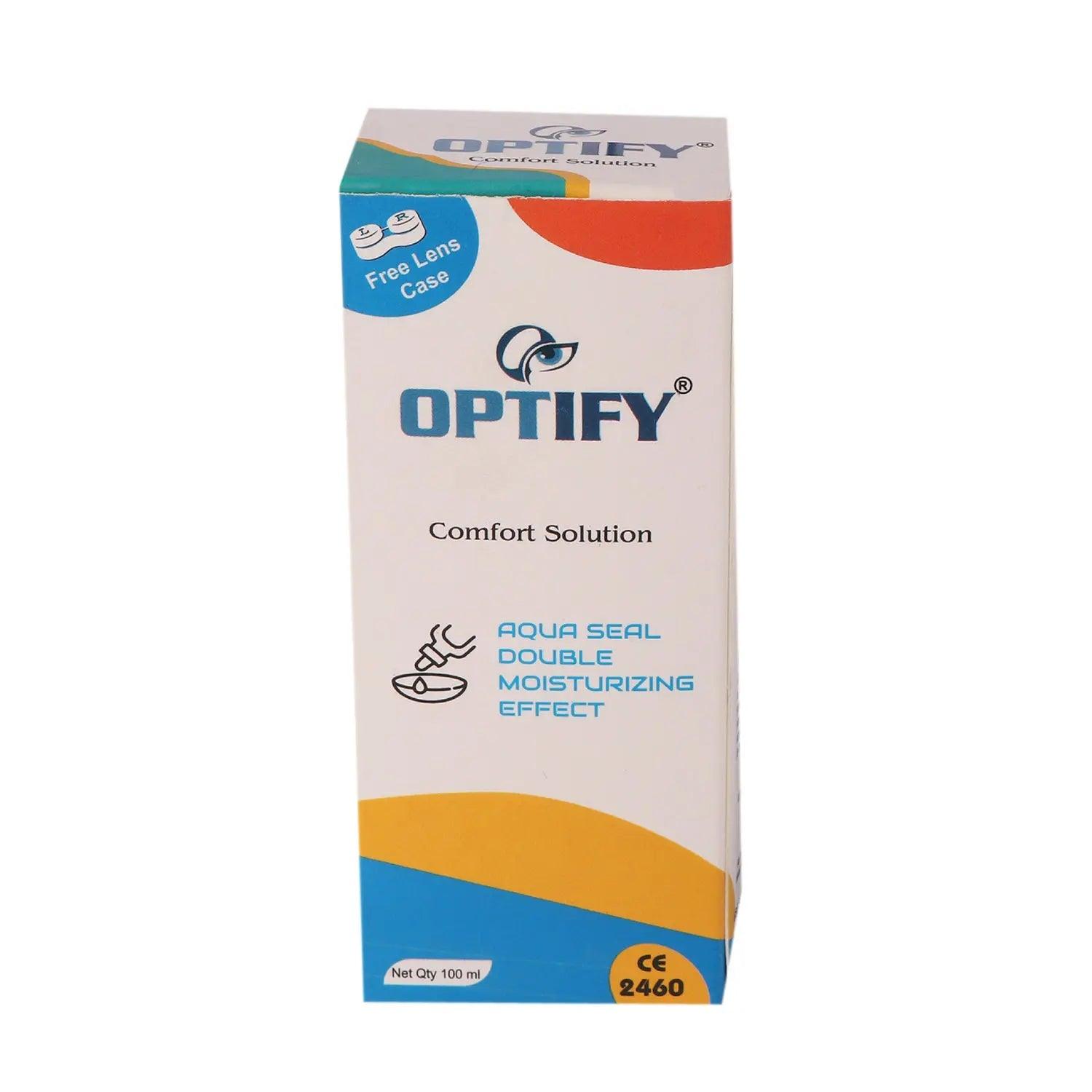 Optify Contact Lenses Solution(100 ml) - Lensexpert