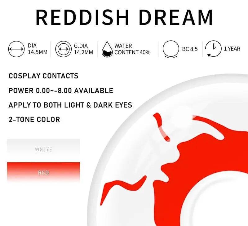 Reddish Dream | 1 Year - Lensexpert