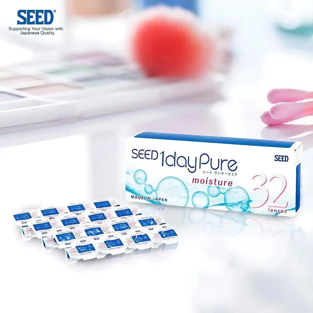 SEED 1-DAY PURE SPHRICALS (32 LENS/BOX) - Lensexpert