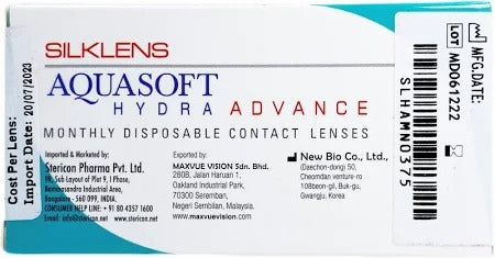 SILKLENS AQUASOFT HYDRA ADVANCE MONTHLY (6 LENS/BOX)
