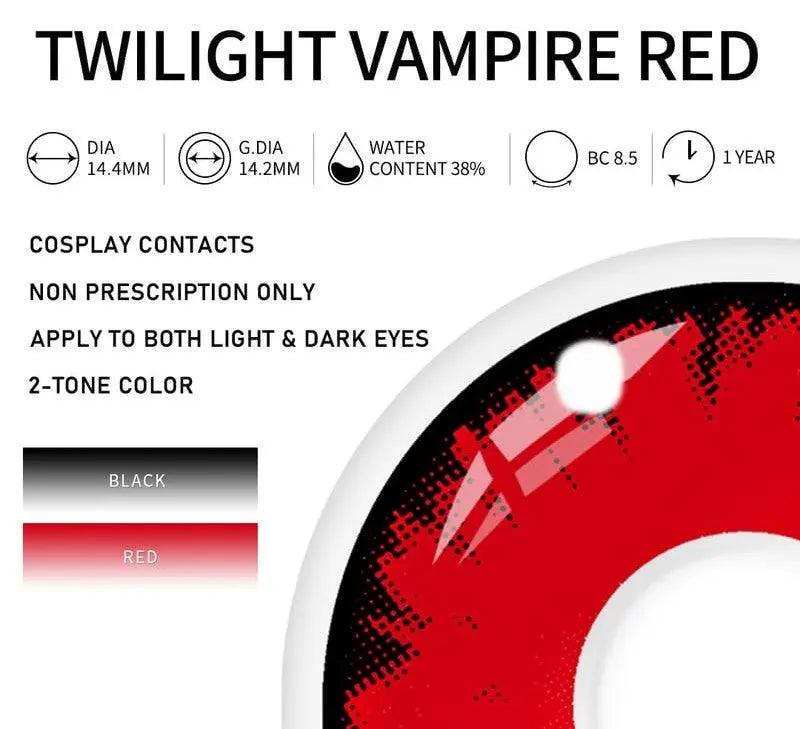 Twilight Vampire Red | 1 Year - Lensexpert