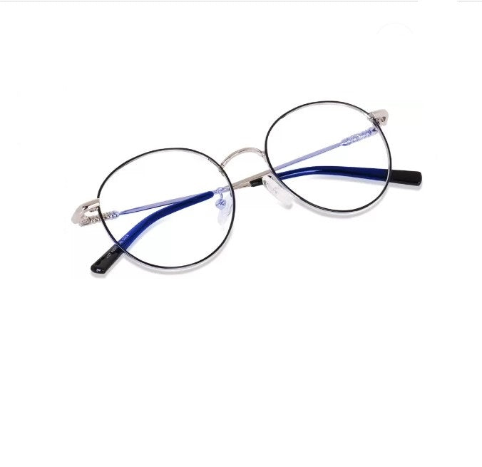 LENSEXPERT METAL ROUND BLUECUT COMPUTER GLASSES - Lensexpert