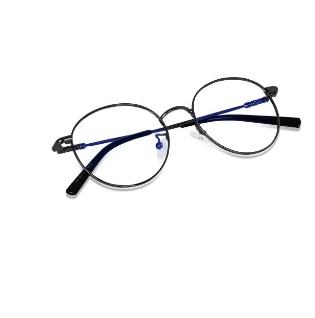 LENSEXPERT METAL ROUND BLUECUT COMPUTER GLASSES - Lensexpert